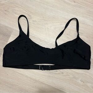 ❤️ aerie black shelf bikini top